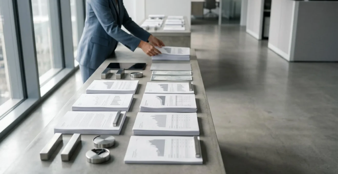 Vue d'ensemble d'une stratégie de placement de trésorerie d'entreprise avec différentes options d'investissement