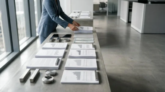 Vue d'ensemble d'une stratégie de placement de trésorerie d'entreprise avec différentes options d'investissement